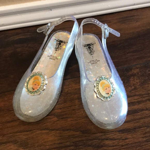 clear princess shoes